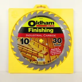 100-4730 Oldham New 10 Inch 30t Industrial Carbide Finishing Saw Blade For Miter And Table Saws