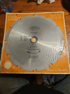 120-7812 Oldham New 12 Inch Demolition Gas Demo Saw Carbide Tooth Blade