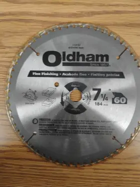 Oldham 725-4760-7 And 1/4 In 62 Blade