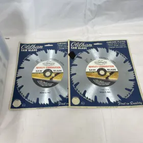 800-c-nc Oldham Lot X2 8 Inch Novelty Combination Saw Blade Universal Arbor