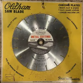900-c-m Oldham Saw Blade Metal Cutting 9x5/8 Inch Arbor Nos