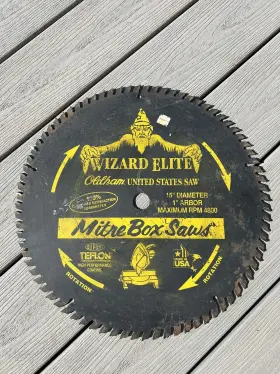 Stock15 Oldham Wizard Elite New Old Stock 15 Inch Mitre Saw Blade