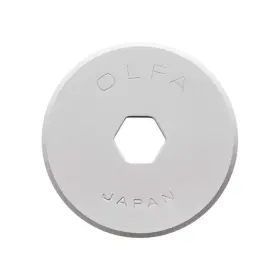 Rb18-2 Olfa Rotary Straight Blade 18mm W Pk2 2cjv3