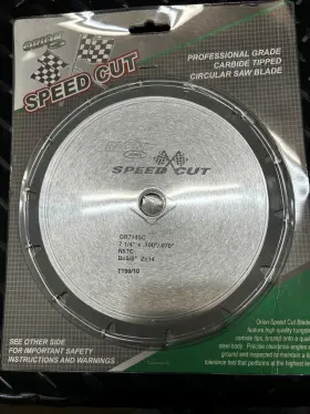 72011856 Orion Pack Of 3 Carbide Tipped Circular Saw Blade 7-1/4 Inch 14t 5/8 Arbor Demo Or714sc