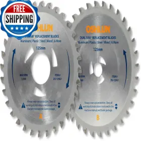 Oshlun B004aye9po Ds-125g1 Replacement 2 Blade Set For The Original Omni Dual Saw
