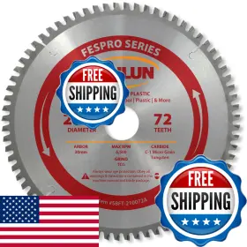 Sbft-210072a Oshlun B004iyjkve 210mm 72 Tooth Fespro Non Ferrous Tcg Saw Blade 30mm Arbor