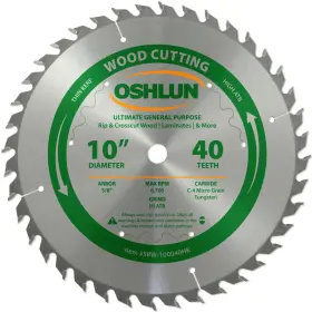Oshlun B00i65t73c Sbw-100040hk 10-inch 40 Tooth Ultimate General Purpose High Atb Thin