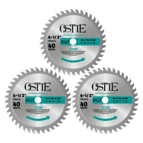 Ostte 3jp-4.5-40 4-1/2 Inch Circular Saw Blade 40t 7/8 Arbor Alternate Top Bevel Bl