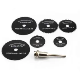 Met210 Oudtinz 7pcs Hss Steel Circular Saw Blades Cutting Discs Cut-off Wheel Set For