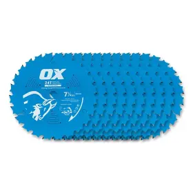 Ox 341231018848 Pro Wood Cutting 7-1/4 Inch 24-tooth Coated Saw Blade 10 Pack