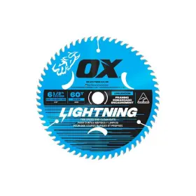 Ox-ltctw60-6.5-us Ox Tools Pro Lightning 6-1/2 Inch Circular Saw Blade