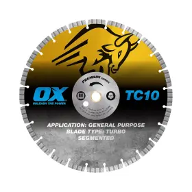 Ox-tc10-14 Ox Tools Tc10-14 14 Inch General Purpose Diamond Blade Stone For Concrete