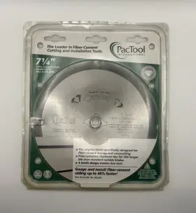 Pactool Sa707 International 7-1/4 Inch 4 Tooth Fiber Cement Blade