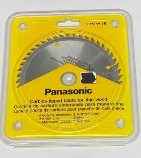 Mmm-ey9pw13b Panasonic Ey9pw13b Carbide-tipped Blade For Thin Wood Pack Of 4