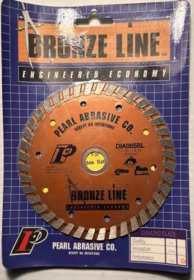Dia005bl Pearl New Abrasive Co. P3 General Purpose Turbo Blade 5 5/8 - 7/8