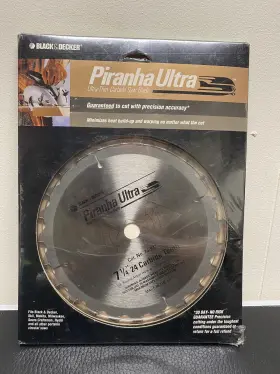 73-973 Piranha Ultra Saw Blade Black And Decker 7 1/4 Inch 24 Teeth Carbide