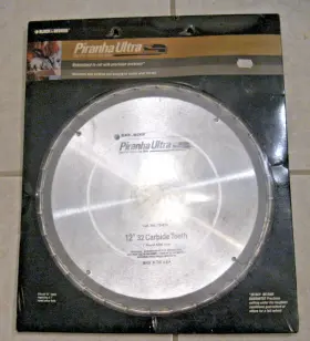 Piranha 73-974 Ultra Saw Blade Black And Decker 12 Inch 32 Carbine Teeth Arbor Hole
