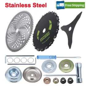 Plaxns 786552484030 9 Inch X 20t Chainsaw Tooth Cutter 10 80t Carbide Tip Brush Blades X3t