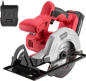Powersmart 817582013065 20v 5-1/2 Inch Cordless Circular Saw With 1.5ah Battery And Fast Charger 380