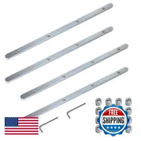 Powertec B0bvqfw8qz 71358-p2 Track Saw Guide Rail Connector Set For Festool Makita Dewalt