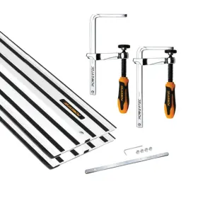 B0cwq94499 Powertec 110 Track Saw Guide Kit For Dewalt Includes 2pk 55 Rails 1pk