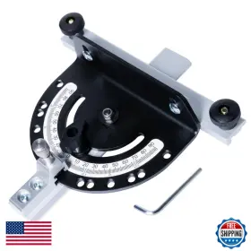 B0ff461nf9 Powertec Adjustable Angle Track Saw Miter Guide For Ridgid Rail 13