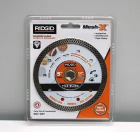 Hd-cm50p Professional Cm50p Ridgid 5 Inch Dry/wet Diamond Blade Hd-cm50p. Mesh-x. New Sealed