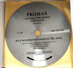 Pm-0778051 Promax 07-78051 Steel Blade 7-1/4-inch By 184 Tooth Plywood Cutting 5 Pack
