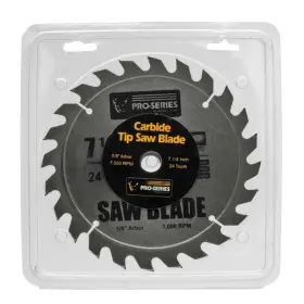 Ps07417 Proseries 3pack Pro-series Tarrkenn 7-1/4 Inch 24 Teeth Carbide Tip Saw Blade - New Sealed