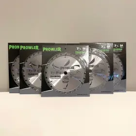 Blprwkt72419-1 Prowler 7 1/4 Inch Carbide Circular Saw Blades Wood Framing 184mm 24 Teeth Lot X5