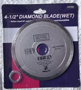 4quality Quality Tools 10702 Lot Of 4- 1/2 Inch Diamond Saw Blade Use Wet 5/8 - 7/8 Arbor Size
