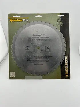 Q3490 Quantum Pro 10 In 40t Carbide Tipped Circular Saw Blade