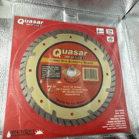 582-417 Quasar Turbo-kut 8700 Rpm Blade 7 Inch Gold