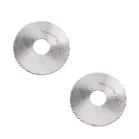Wby1879 Rannb 72 Teeth Milling Slitting Slotting Saw 75mm Dia 0.5mm Thick Silver