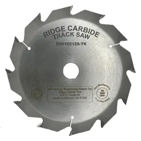Trk16012a-tk Ridge Carbide Tool Co. 160mm 12t Track Saw Rip Blade Compatible With Festool Alterna