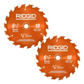 Ridgid 313041562575 6-1/2 Inch Circular Saw Blade 2-piece