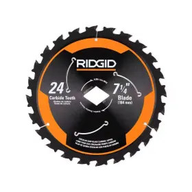 Ridgid 744110638691 7-1/4 Inch 24-tooth Carbide Thin Kerf Circular Saw Blade