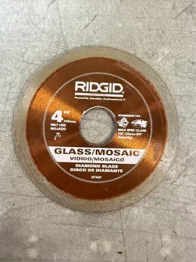 Gt40p Ridgid New Was On Display Rigid 4 Inch Wet Use Glass/mosaic