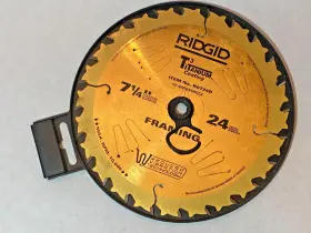 Ro7248 Ridgid 7-1/4 In Titanium Coating 24 Teeth Carbide Tipped Circular Saw Blade