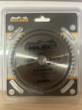 0229896 Rock River 5-3/8 Inch 50t Carbide Tip Thin Steel Cutting Circular Saw Blade#0229896