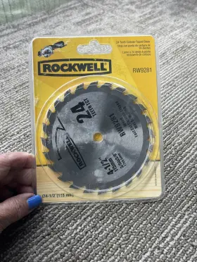 Rw9281 Rockwell 4-1/2 In Carbide Tipped 24t Circular Saw Blade 10016 Box63