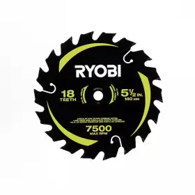 Ryobi 313027446479 5-1/2 Inch 18t Thin Kerf Carbide Circular Saw Blade