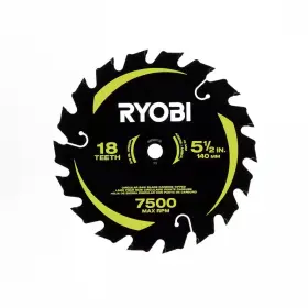 Ryobi 313034651637 5-1/2 Inch 18t Thin Kerf Carbide Circular Saw Blade