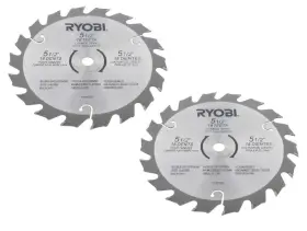 6797329-2 Ryobi 6797329 Pack Of 2 Circular Saw Blades - D150 X 1.5mm