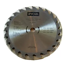 680783009 Ryobi 7 1/4 Inch 24 Teeth Circular Saw Blade 5/8 Arbor