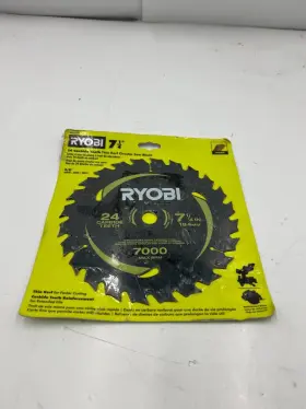 A067101 Ryobi Oem 7-1/4 Inch X 24 Tooth Carbide Thin Kerf Circular Saw Blade