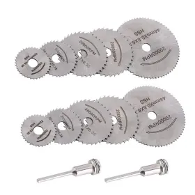 Gmd0041-lhm-fr Saipor Saiper 12pcs/2sets Hss Circular Wood Cutting Saw Blade Discs With 2pcs 1/8 Inch S