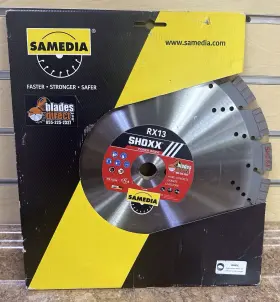Ncvt2p Samedia Shoxx Rx13 14 Inch Concrete Diamond Blade Brand New Sealed