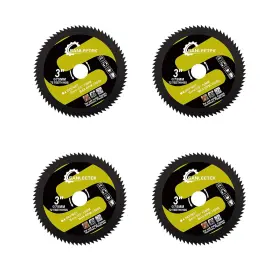 Sanleetek 313047921918 High Speed Steel Blade 3 Inch 75mm - 4pcs Disc Cutter For Soft Metal Copper Alumini