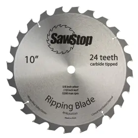 Bts-r-24atb Sawstop 24 Tooth Ripping Table Saw Blade